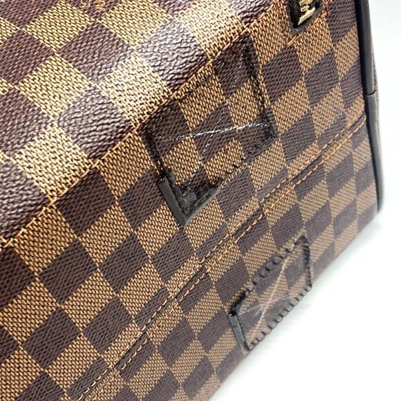 LOUIS VUITTON Authentic Brown Damier Canvas Boston Bag - Picture 9 of 16